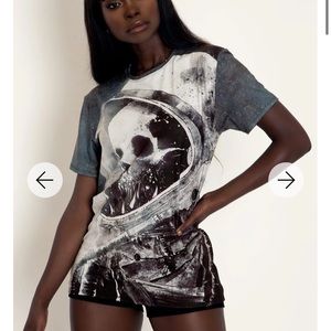 ISO Blackmilk astronaut shirt